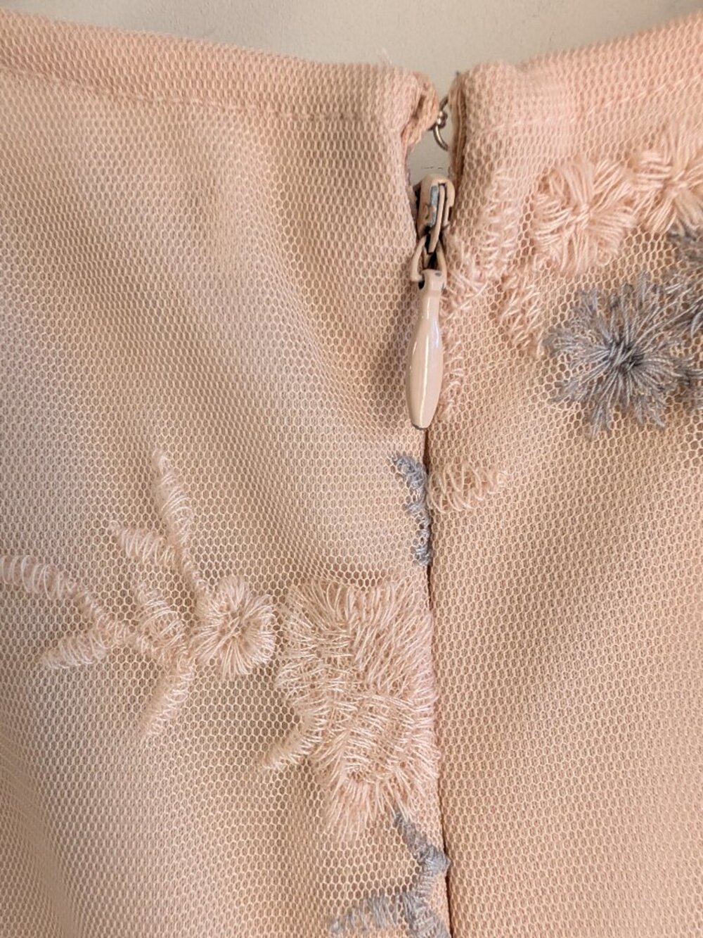 Dex Embroidered Sheer Ruffle Sleeve Mini Dress - Picture 11 of 12